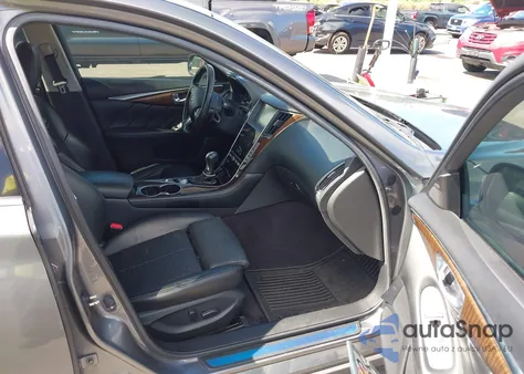 2014 Infiniti Q50 Sport из США, поврежденный, VIN JN1BV7AP4EM684004